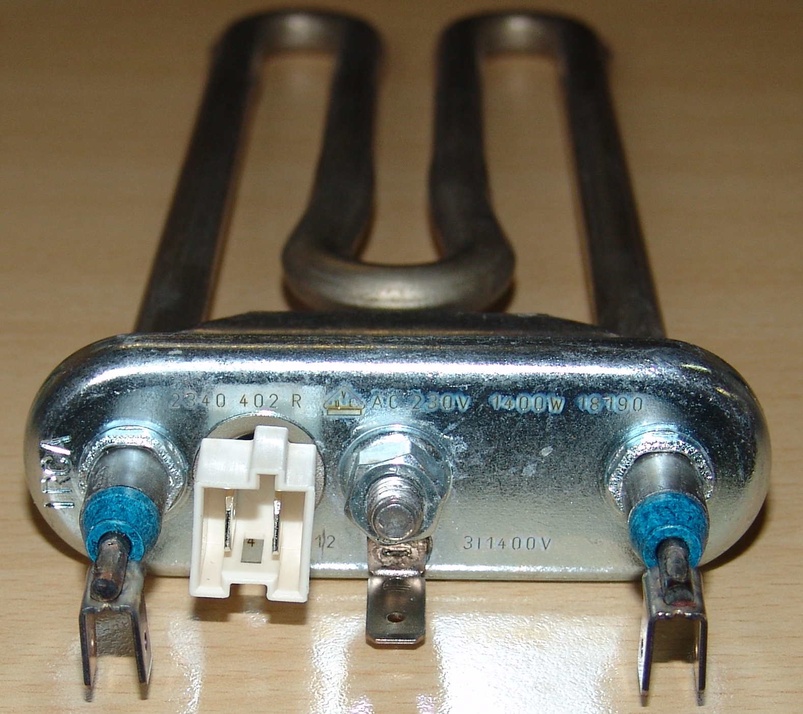 Нагревательный элемент (ТЭН) для стиральной машины Electrolux (Электролюкс), Zanussi (Занусси), AEG (АЕГ) 1400W 00201322 Нагревательный элемент (ТЭН) для стиральной машины Electrolux (Электролюкс), Zanussi (Занусси), AEG (АЕГ) 1400W 00201322 — изображение 2