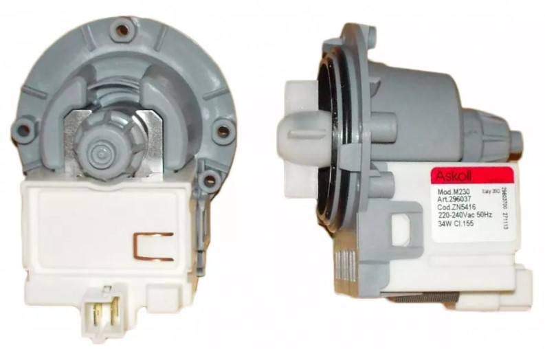 Помпа Askoll 34w 3 винта, клеммы назад вместе для Electrolux ZN5416 Помпа Askoll 34w 3 винта, клеммы назад вместе для Electrolux ZN5416