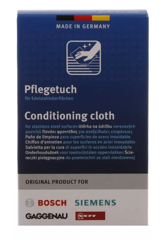 Салфетки для ухода за поверхностями из нержавеющей стали, оригинал Bosch 00312007 Салфетки для ухода за поверхностями из нержавеющей стали, оригинал Bosch 00312007 — изображение 2