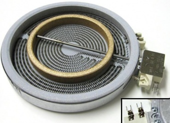 Инфракрасная конфорка для стеклокерамической плиты Ariston (Аристон) 1700/700W - 264701 Инфракрасная конфорка для стеклокерамической плиты Ariston (Аристон) 1700/700W - 264701