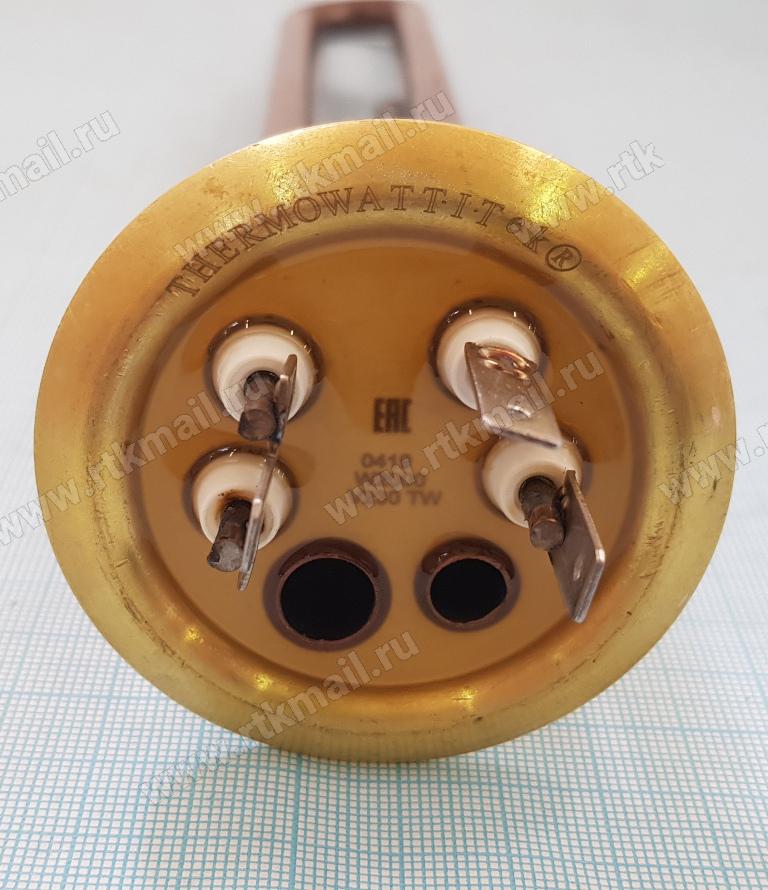 Тэн Premium RF-64 мм, медь, 2000w (1300+700), 220v для водонагревателя Thermex t.3174141 Тэн Premium RF-64 мм, медь, 2000w (1300+700), 220v для водонагревателя Thermex t.3174141 — изображение 3